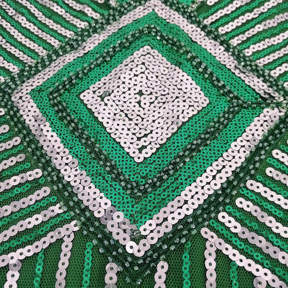 Vestido Curto Verde Gatsby