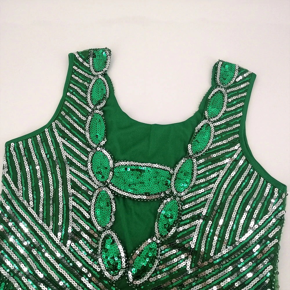Vestido Curto Verde Gatsby