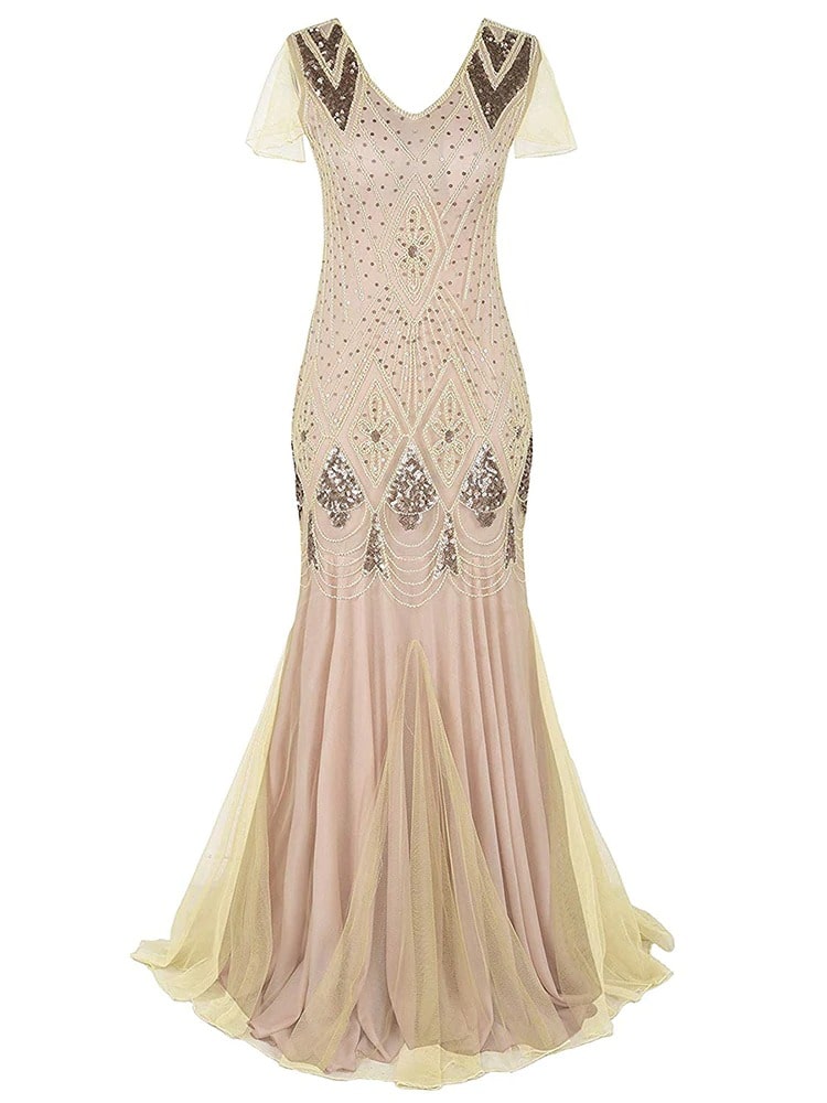 Vestido Longo Gatsby De Alta Costura Marfim