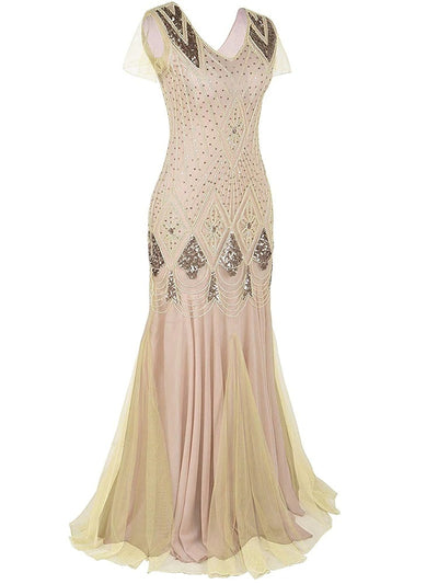 Vestido Longo Gatsby De Alta Costura Marfim