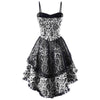 Vestido Gótico Preto Vintage Anos 50