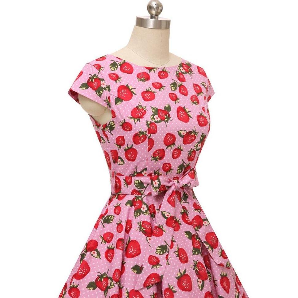 Vestido Guinguette Anos 50