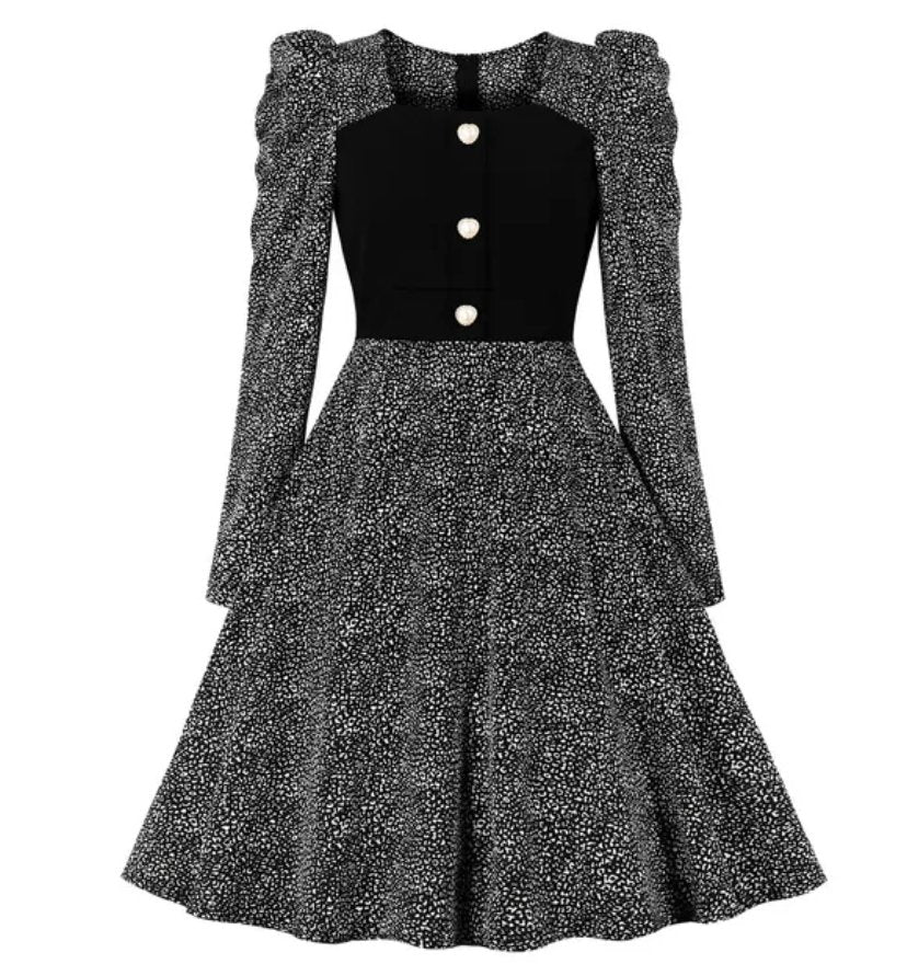 Vestido Vintage De Alta Costura