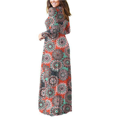 Vestido Hippie Chique De Inverno