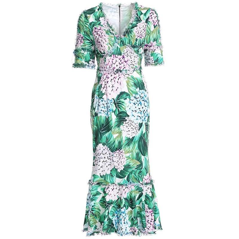 Vestido Estampado Vintage