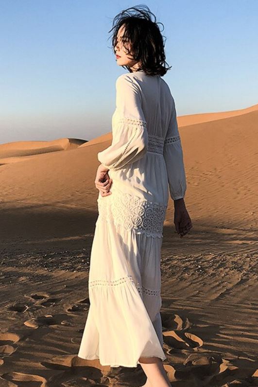 Vestido Maxi Anos 40