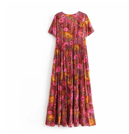 Vestido Maxi Anos 70