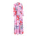 Vestido Maxi Rosa Vintage Floral