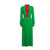 Vestido Maxi Vintage Manga Longa