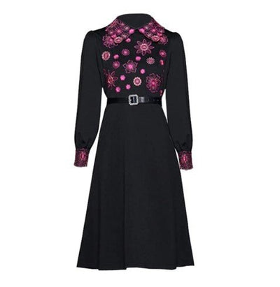 Vestido Longo Floral Vintage