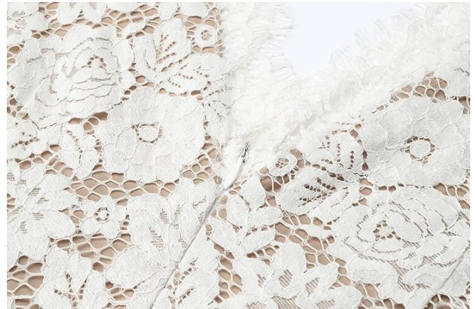 Vestido De Noiva Vintage De Renda Branca