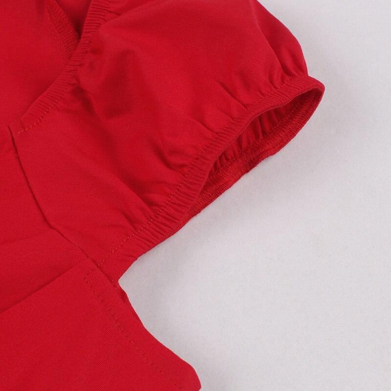 Vestido Corpete Dos Anos 60 Vermelho