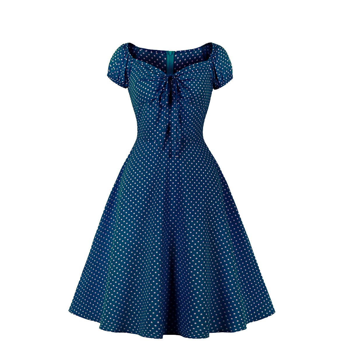 Vestido Vintage Aberto Azul