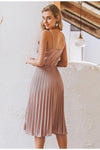 Vestido Vintage Plissado