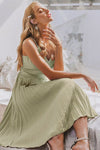 Vestido Vintage Plissado