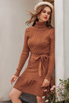 Vestido Suéter Padrão Vintage