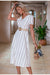 Vestido Listrado Vintage