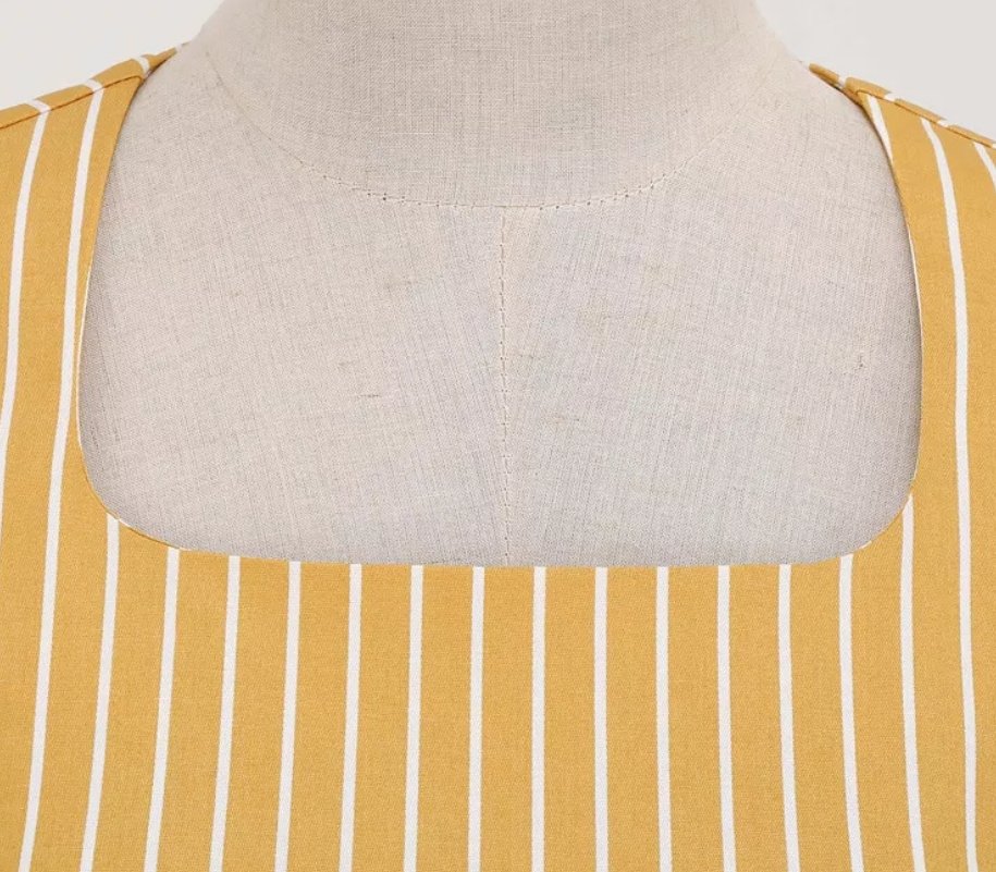 Vestido Retrô Anos 50 Amarelo