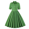 Vestido Retrô Verde Anos 60