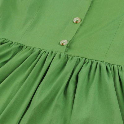 Vestido Retrô Verde Anos 60