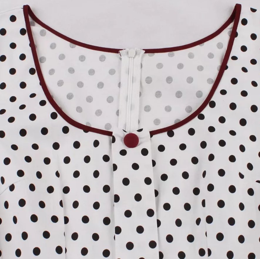 Vestido Vintage Retrô Dos Anos 50