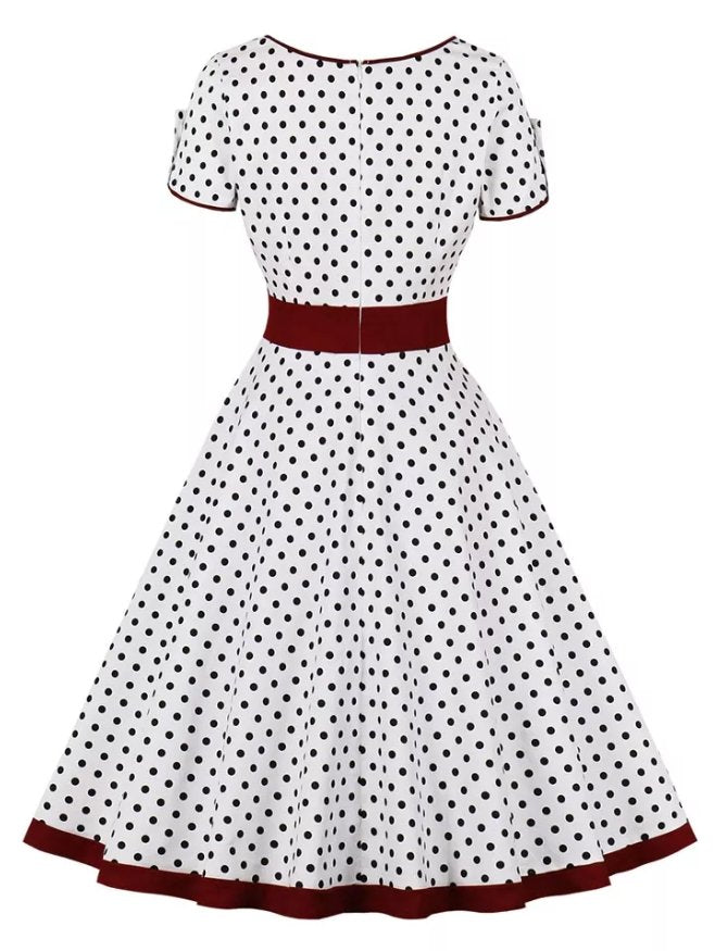 Vestido Vintage Retrô Dos Anos 50