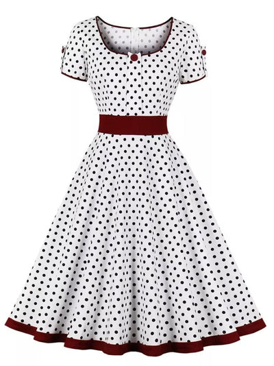 Vestido Vintage Retrô Dos Anos 50