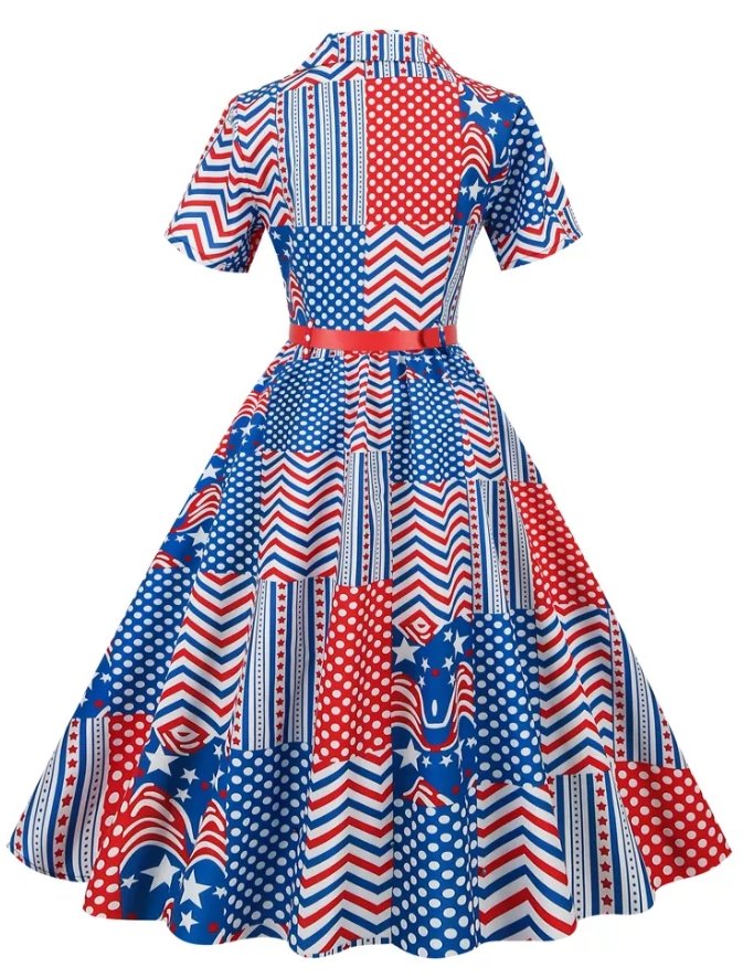 Vestido Rock N Roll Dos Anos 50