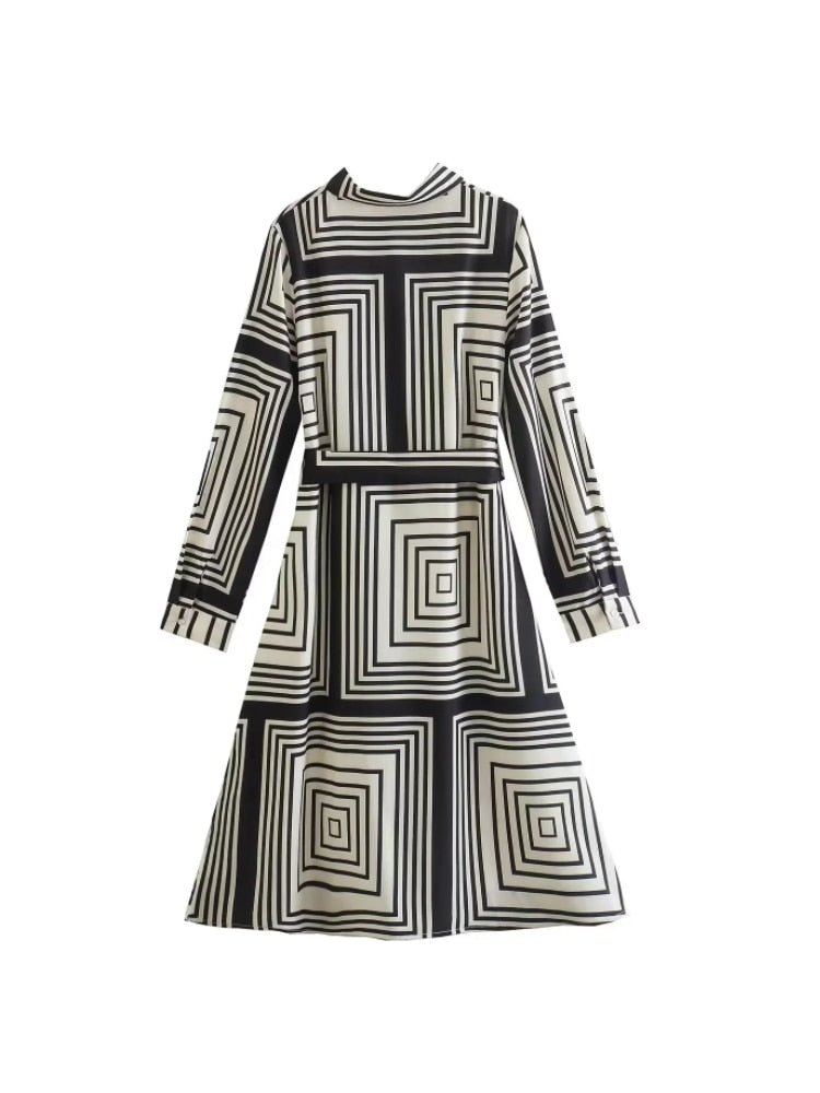 Vestido Xadrez Dos Anos Setenta