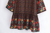 Vestido Colorido Dos Anos Setenta