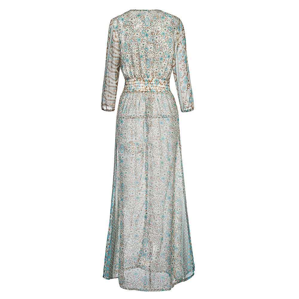 Vestido Plus Size Dos Anos Setenta