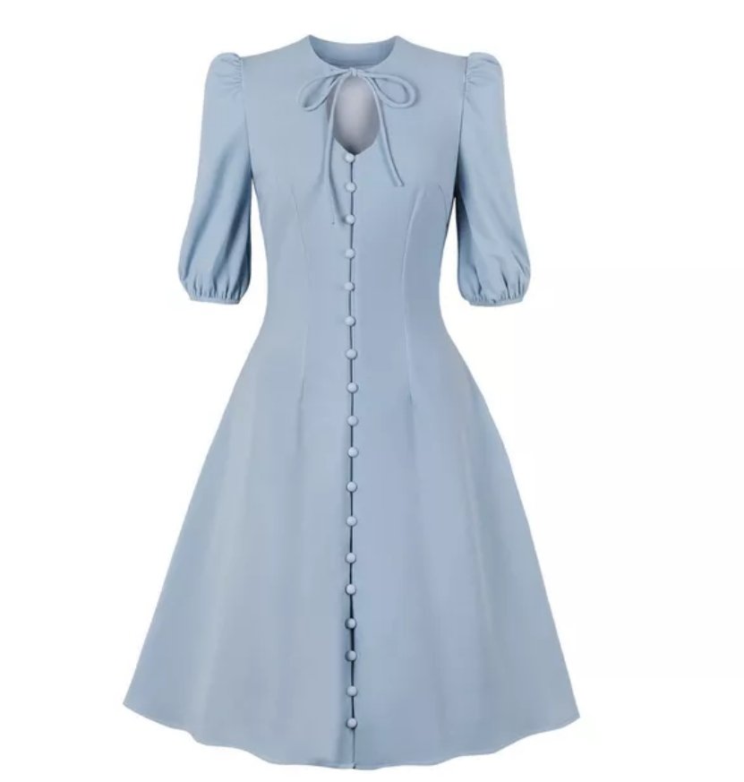 Journeaux Vestido Vintage Estilo Anos 50