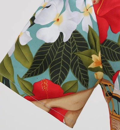 Vestido De Retalhos Vintage Dos Anos 50