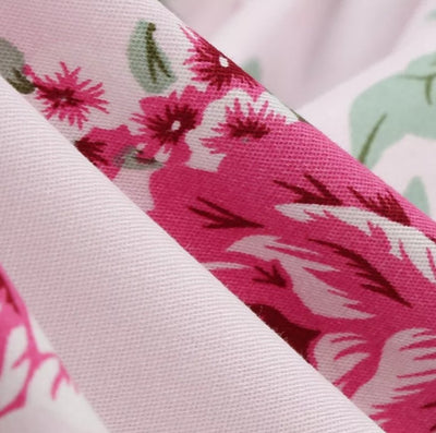 Vestido Vintage Rosas Estilo Anos 50