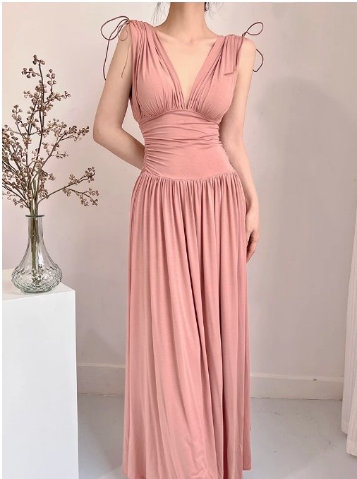 Vestido Estilo Anos 40 Rosa Nova York