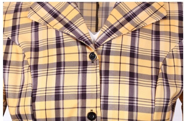 Vestido Estilo Anos 50 Amarelo