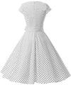 Vestido Branco Estilo Anos 50