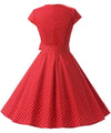 Vestido Estilo Anos 50 Vermelho