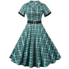 Vestido Verde Anos 50