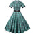 Vestido Verde Anos 50