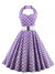 Vestido Feminino Estilo Anos 60 Roxo