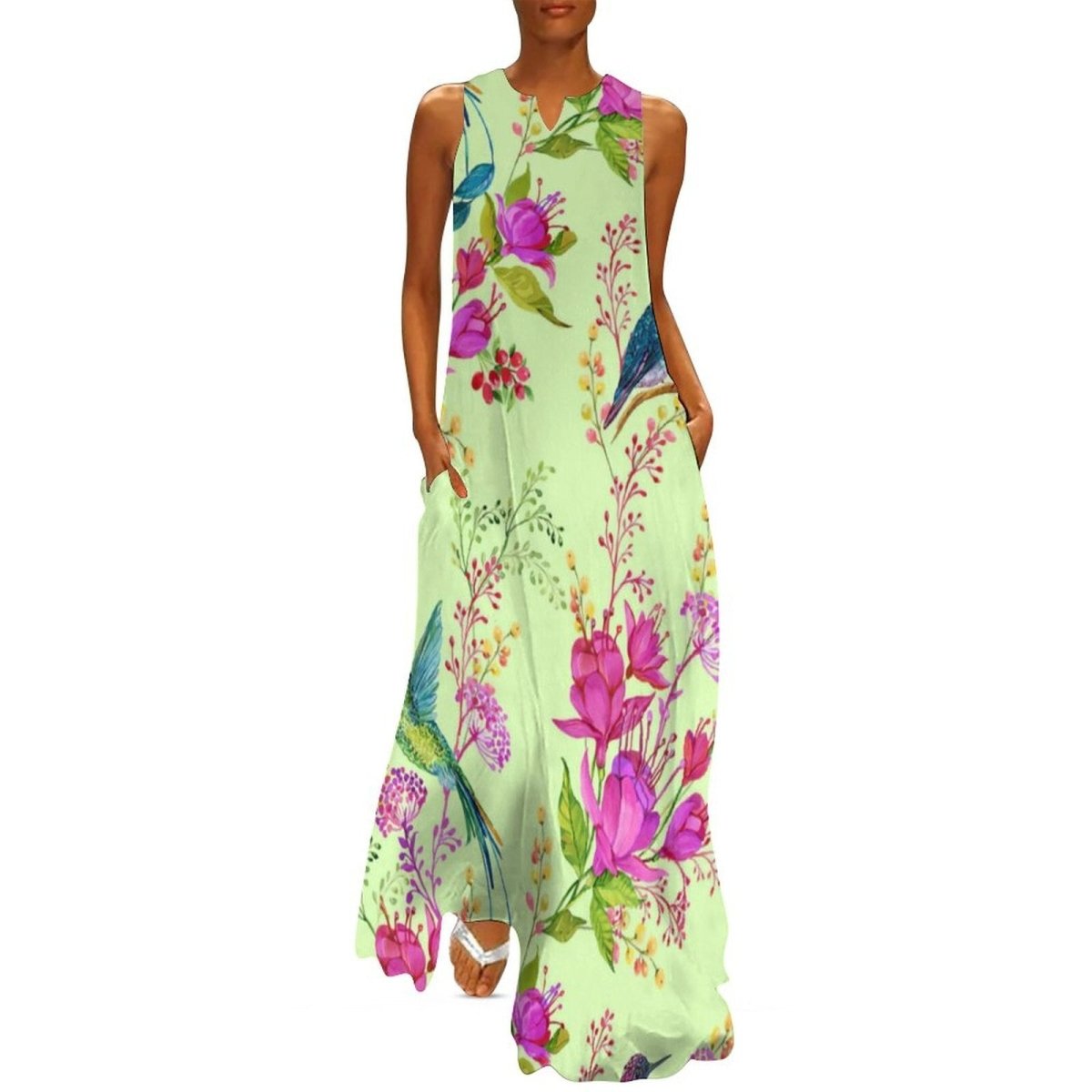 Vestido Longo Estilo Anos 70 Meu Vestido Vintage - Main Image