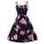 Vestido Estilo Vintage Tamanho Grande Flor Aberta