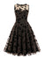 Vestido Estilo Vintage Tamanho Grande Marrom