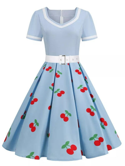 Vestido Estilo Rockabilly Dos Anos 50