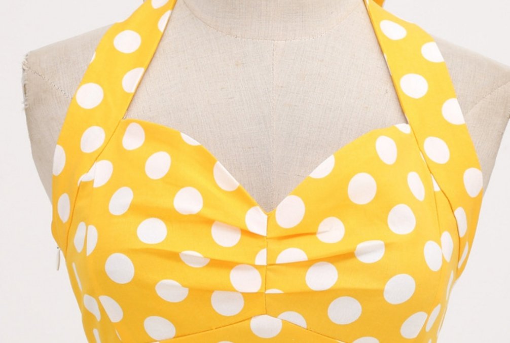 Vestido Swing Dos Anos 50 Com Ombros Descobertos