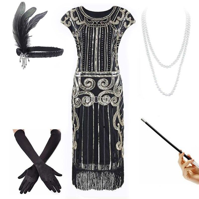 Vestido De Cintura Baixa Ouro Preto Dos Anos 1920