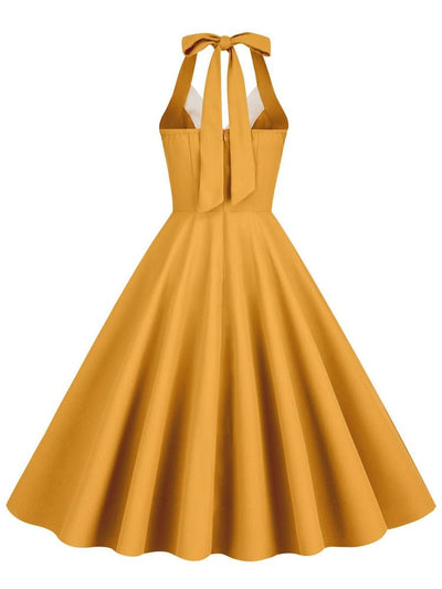 Vestido Amarelo Anos 60