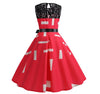Vestido Trapézio Vintage Vermelho