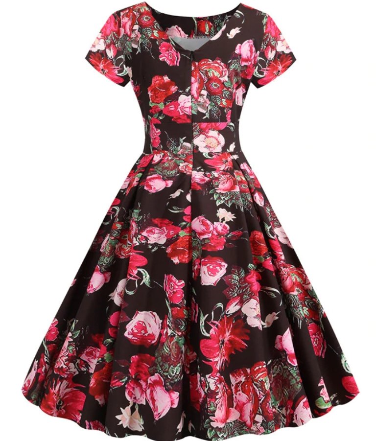 Vestido Túnica Vintage De Verão